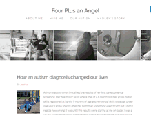 Tablet Screenshot of fourplusanangel.com